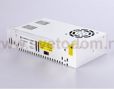 Блок питания для светодиодной ленты 12V 400W 33.3A IP20 90-260V 215*115*50 GS9552 Ambrella GS9552 LED Driver