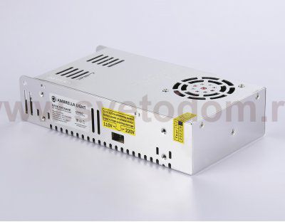 Блок питания для светодиодной ленты 24V 400W 16.7A IP20 90-260V 215*115*50 GS9652 Ambrella GS9652 LED Driver