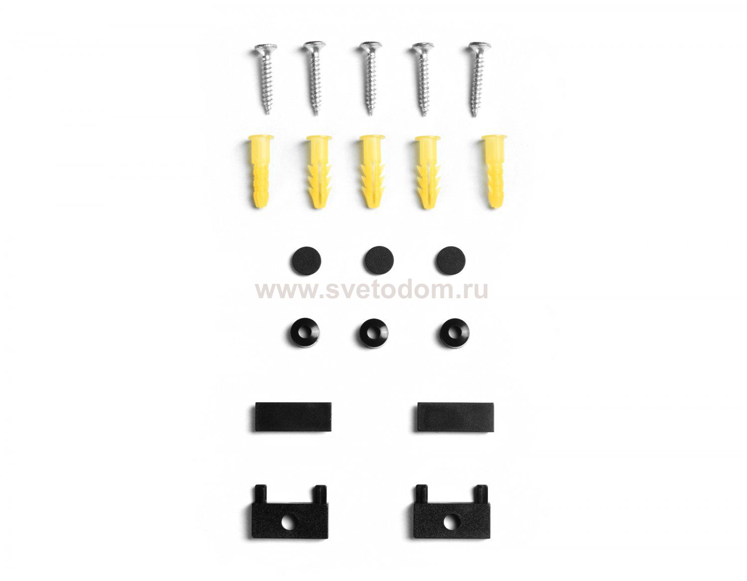 Крепеж монтажный для шинопровода Magnetic Ultra Slim 1м черный Ambrella GV1032 GV