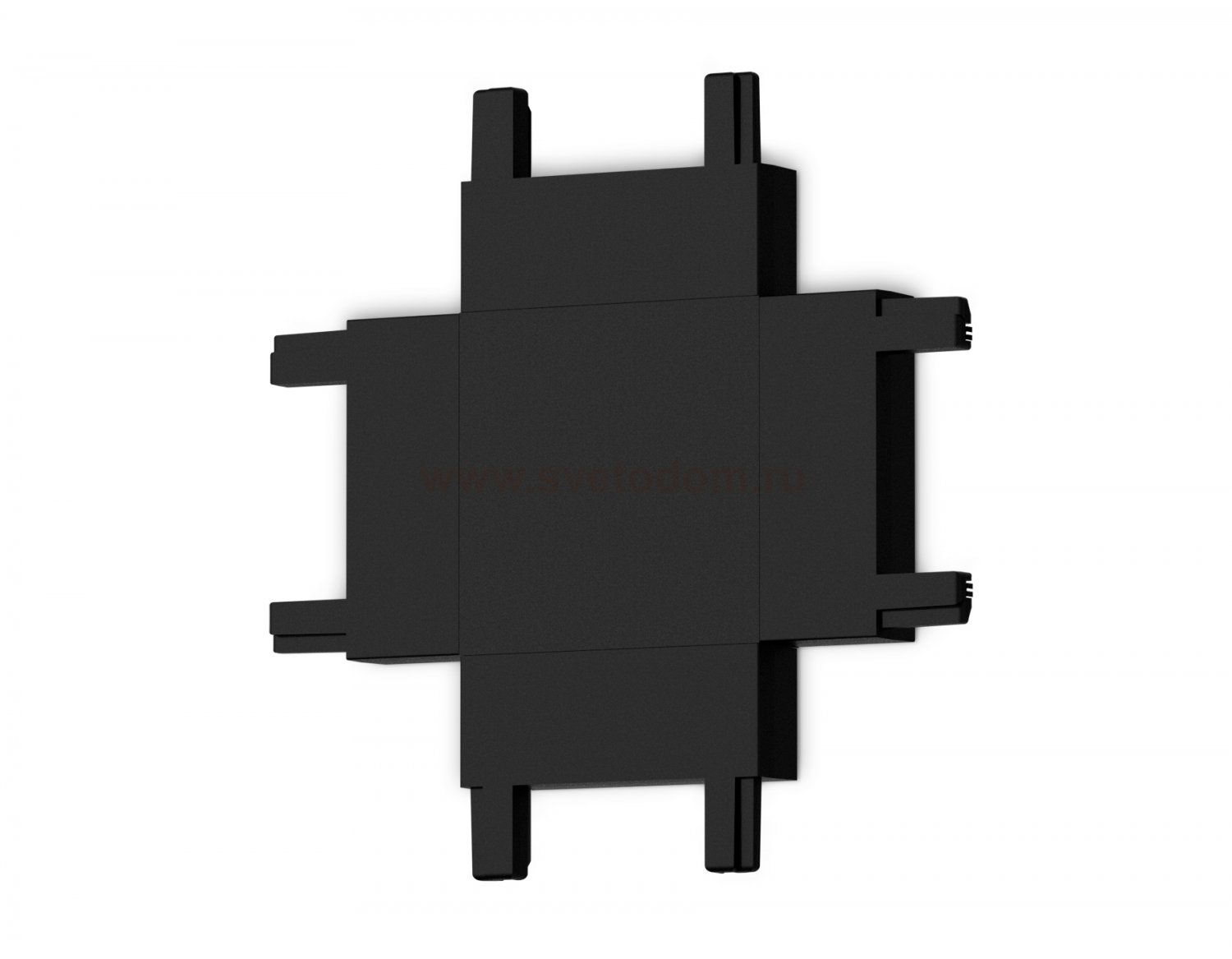 Коннектор X-образный для накладного шинопровода Magnetic Ultra Slim Ambrella GV1127 GV