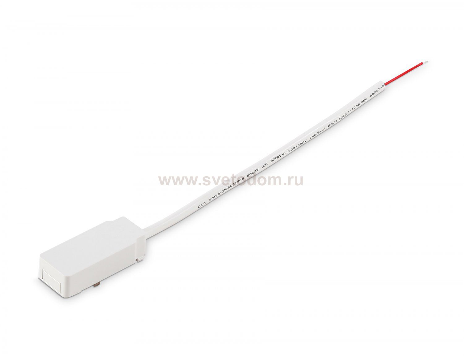 Ввод питания для шинопровода Magnetic Ultra Slim Ambrella GV1261 WH белый ввод питания для шинопровода IP20 48V 60*26*16