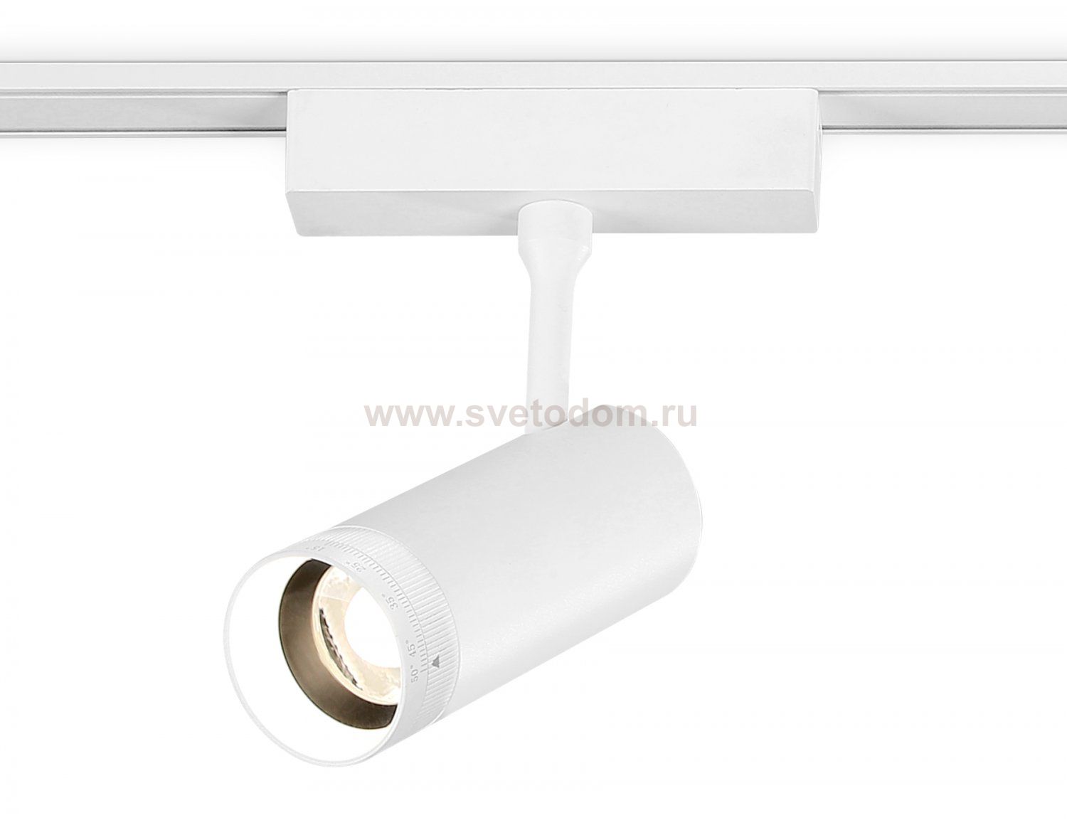 Светильник светодиодный трековый ZOOM для шинопровода Magnetic Ultra Slim Ambrella GV1570 WH белый IP20 10W 4200K 48V 15-51° D55*185