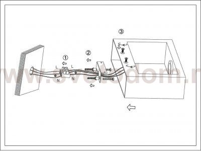 Светильник настенный GW FRAME DesignLed GW-8110-10-BL-NW