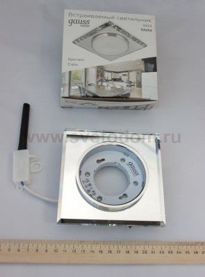 Светильник Gauss Tablet GX204 Квадрат. Кристал, GX53 (GX204)