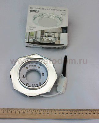 Светильник Gauss Tablet GX207 Восемь гран. Кристал, GX53