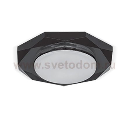 Светильник Gauss Tablet GX208 Восемь гран. Кристалл/Черный, GX53 (GX208)