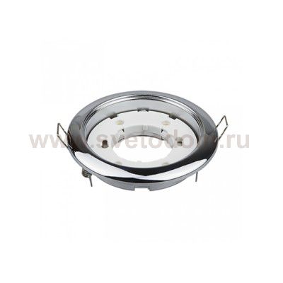 Светильник встраиваемый GX53R-mini ультратонкий под лампу GX53 хром