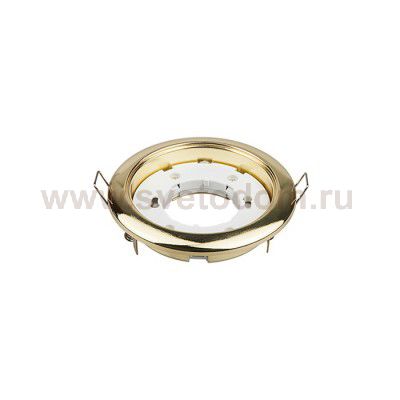 Светильник встраиваемый GX53R-mini ультратонкий под лампу GX53 золото