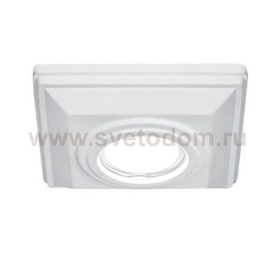 Светильник Gauss Gypsum GY005 белый, Gu5.3, d102 (GY005)