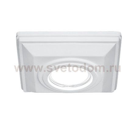 Светильник Gauss Gypsum GY005 белый, Gu5.3, d102 (GY005)