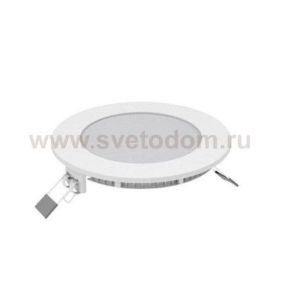 Встраиваемый светильник Gauss ультратонкий круглый IP20 18W, 225х22 4000K 1350лм (939111218)