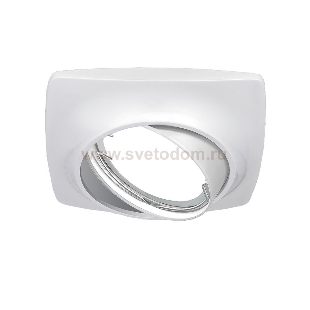 Светильник Gauss Metal Exclusive CA069 Круг. Белый перламутр, Gu5.3