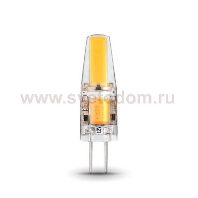 Лампа Gauss LED G4 12V 2W 190lm 2700K силикон (207707102)
