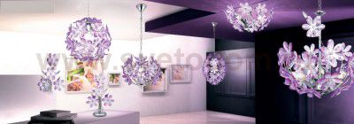 Люстра сиреневая Globo 5143 Purple