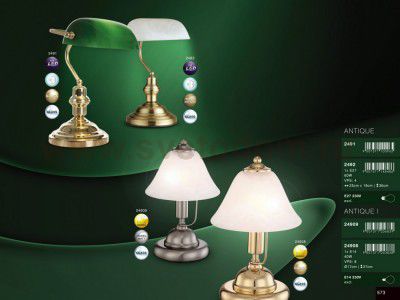 Настольная лампа сенсорная Globo 24908 Antique I