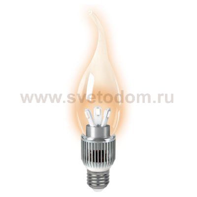 Лампа Gauss LED Candle Tailed Crystal clear 5W E27 4100K диммируемая (HA104202205-D)