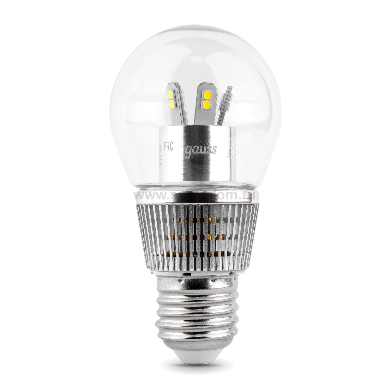 Лампа Gauss LED Globe-dim Crystal Clear 7W E27 4100K диммируемая (HA105202207-D)