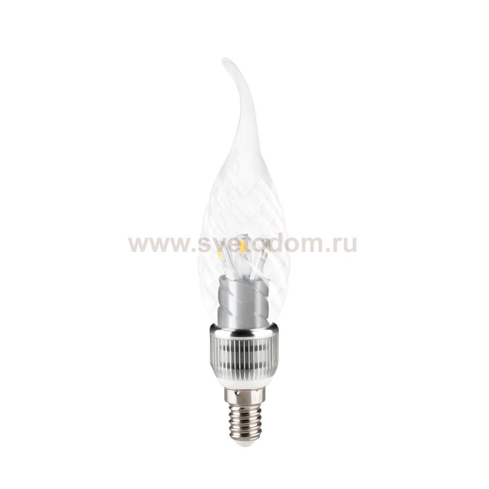 Лампа Gauss LED Candle Tailed Special Crystal clear 5W E14 4100K диммируемая (HA133201205-D)