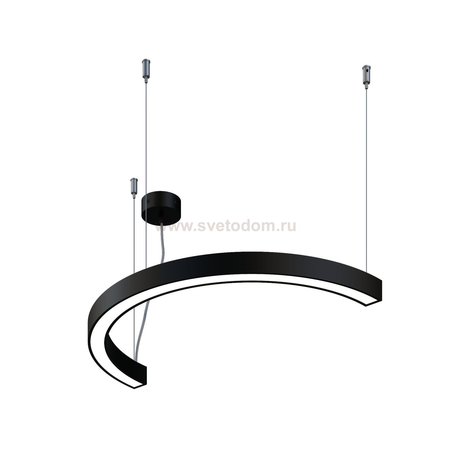 Светильник HEMICYCLE полукруг подвесной D600 H45 B45 LED 14W HEMICYCLE-60-27-WH-WW