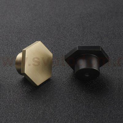 Ручка-кнопка HK005 brass