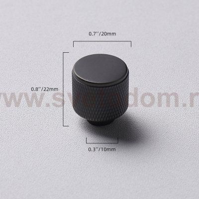 Ручка-кнопка HK009 black