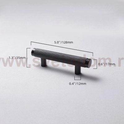 Ручка-скоба HK011 10.2 cm black