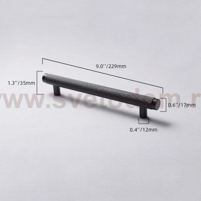 Ручка-скоба HK012 20.3 cm black