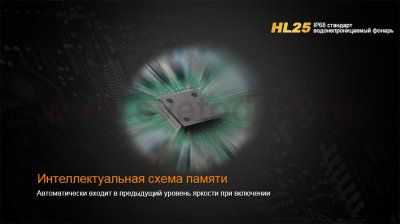 Фонарь Fenix HL25XP-G2 желтый
