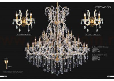 Люстра Crystal Lux HOLLYWOOD SP53 GOLD (2011/353)