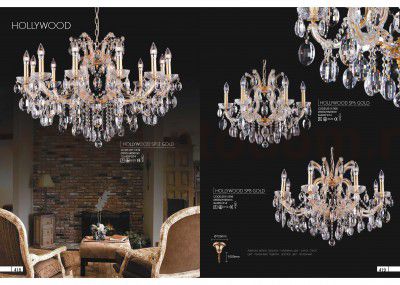 Люстра Crystal Lux HOLLYWOOD SP6 GOLD (2011/306)
