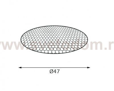 Honeycomb filter for downlights сетчатый фильтр для светильников Italline