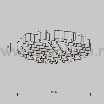 Комплектующие для светильника Maytoni HoneyComb-D26 Wise