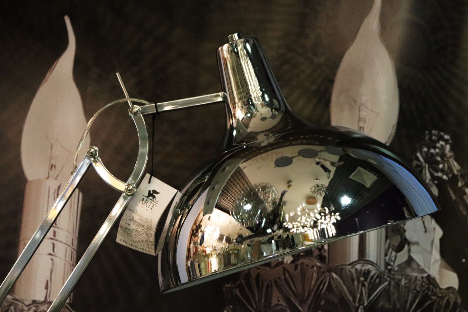 Торшер Arte lamp A2487PN-1CC GOLIATH