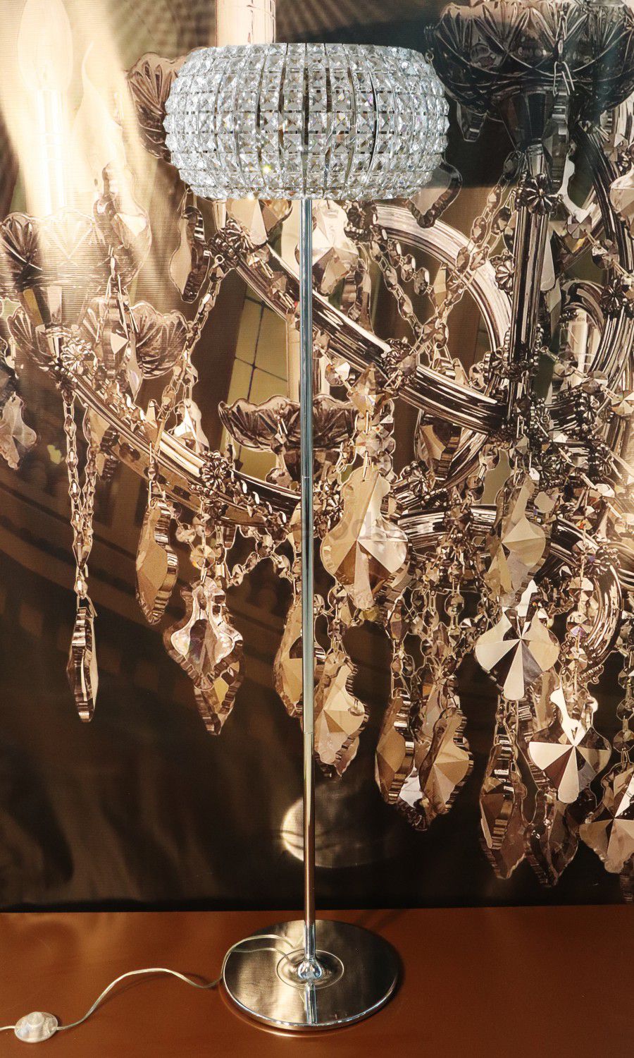 Торшер напольный Odeon light 1606/6F CRISTA