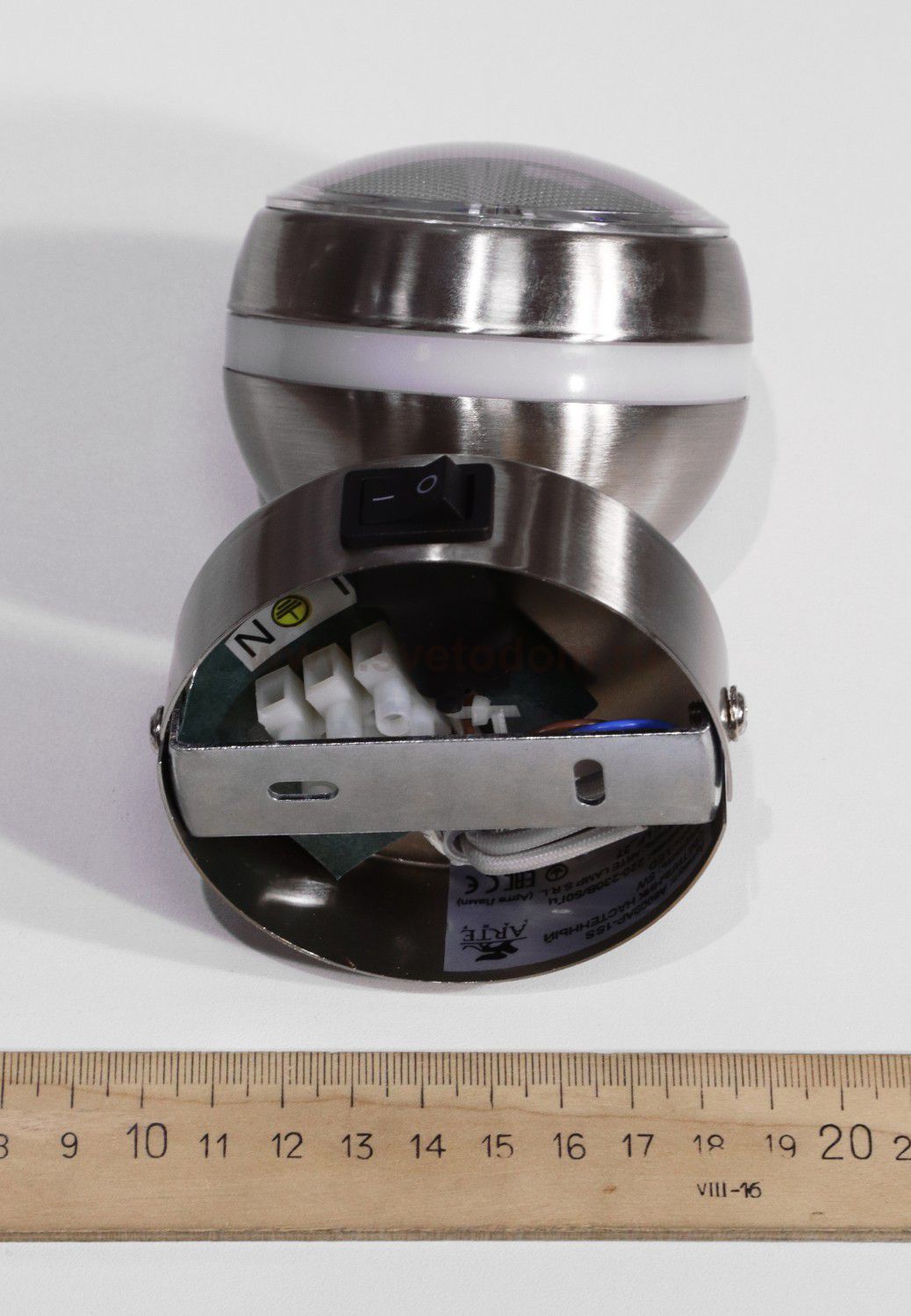 Светильник настенный Arte lamp A6009AP-1SS Venerd