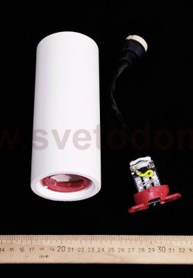 Светильник высокий стакан Arte Lamp A9267PL-1WH белый TUBO