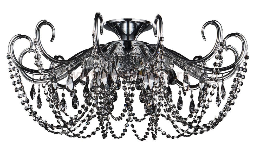 Светильник потолочный Crystal Lux IMPERIA PL6 CHROME/SMOKE (2030/106)