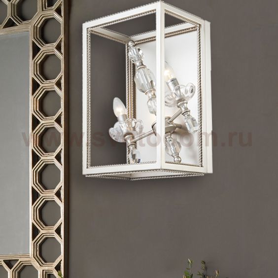 Светильник настенный бра Lucia Tucci INESSA W3850.2 silver