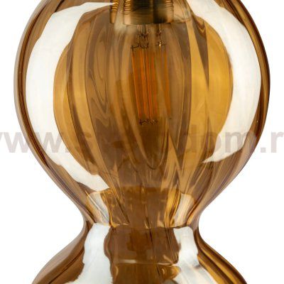 Светильник подвесной Crystal Lux IRIS SP1 B AMBER (2073/201)