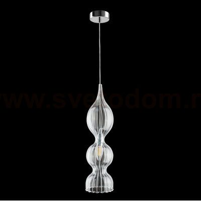 Светильник подвесной Crystal Lux IRIS SP1 B TRANSPARENT (2075/201)