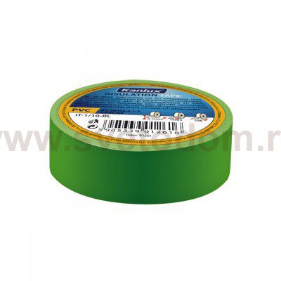 Изолента пвх Kanlux IT-1/20-GN (1274)