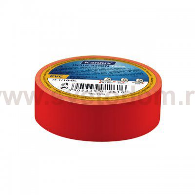 Изолента пвх Kanlux IT-1/20-RE (1273)