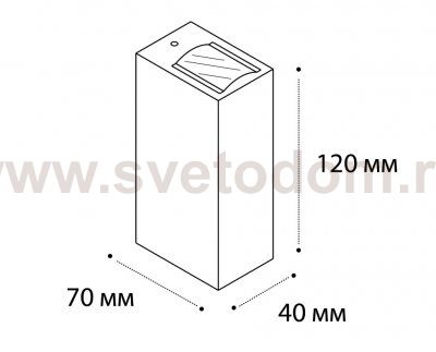 IT01-A150/2 black светильник настенный Italline