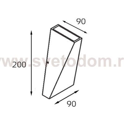 IT01-A807 dark grey светильник настенный Italline