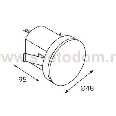 IT01-R713 white светильник настенный Italline