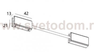 IT010-4012 black коннектор гибкий угловой
