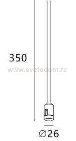 IT010-4016 black потолочный крепеж