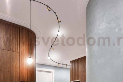 IT010-4020 black 3000K светильник трековый подвесной