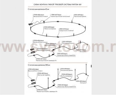 IT010-4022 black 3000K светильник трековый