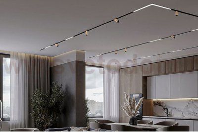 IT012-5020 black 3000K светильник трековый